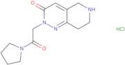2-[2-Oxo-2-(pyrrolidin-1-yl)ethyl]-2H,3H,5H,6H,7H,8H-pyrido[4,3-c]pyridazin-3-one hydrochloride