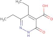 5,6-Diethyl-3-oxo-2,3-dihydropyridazine-4-carboxylic acid