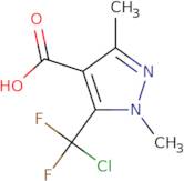 5-(Chlorodifluoromethyl)-1,3-dimethyl-1H-pyrazole-4-carboxylic acid