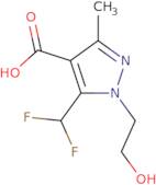 5-(Difluoromethyl)-1-(2-hydroxyethyl)-3-methyl-1H-pyrazole-4-carboxylic acid