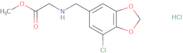 Methyl 2-{[(7-chloro-1,3-dioxaindan-5-yl)methyl]amino}acetate hydrochloride