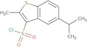 2-Methyl-5-(propan-2-yl)-1-benzothiophene-3-sulfonyl chloride