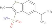 2-Methyl-5-(propan-2-yl)-1-benzothiophene-3-sulfonamide