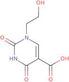 1-(2-Hydroxyethyl)-2,4-dioxo-1,2,3,4-tetrahydropyrimidine-5-carboxylic acid