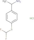 1-{4-[(Difluoromethyl)sulfanyl]phenyl}ethan-1-amine hydrochloride