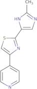 4-[2-(2-Methyl-1H-imidazol-4-yl)-1,3-thiazol-4-yl]pyridine