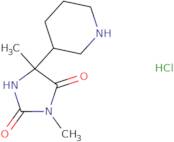 3,5-Dimethyl-5-(piperidin-3-yl)imidazolidine-2,4-dione hydrochloride