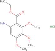 Ethyl 6-amino-2,3,4-trimethoxybenzoate hydrochloride