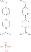 Bis(4-(4-methoxyphenyl)piperazine-1-carboximidamide), sulfuric acid