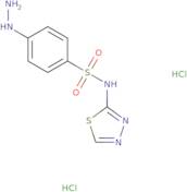 4-Hydrazinyl-N-(1,3,4-thiadiazol-2-yl)benzene-1-sulfonamide dihydrochloride