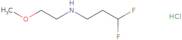 (3,3-Difluoropropyl)(2-methoxyethyl)amine hydrochloride