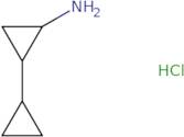 2-Cyclopropylcyclopropan-1-amine hydrochloride