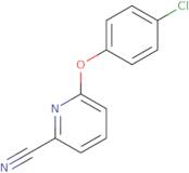 6-(4-Chlorophenoxy)pyridine-2-carbonitrile