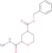 Benzyl 2-(hydrazinecarbonyl)morpholine-4-carboxylate