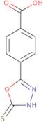 4-(5-Sulfanyl-1,3,4-oxadiazol-2-yl)benzoic acid