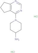 1-{5H,6H,7H-Cyclopenta[D]pyrimidin-4-yl}piperidin-4-amine dihydrochloride