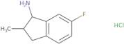 6-Fluoro-2-methyl-2,3-dihydro-1H-inden-1-amine hydrochloride