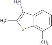 2,7-Dimethyl-1-benzothiophen-3-amine