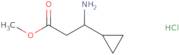 Methyl 3-amino-3-cyclopropylpropanoate hydrochloride