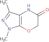 1,3-Dimethyl-1H,4H,5H,6H-pyrazolo[3,4-b][1,4]oxazin-5-one