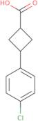 3-(4-Chlorophenyl)cyclobutane-1-carboxylic acid