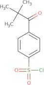 4-(2,2-Dimethylpropanoyl)benzene-1-sulfonyl chloride