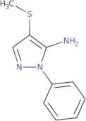 4-(Methylsulfanyl)-1-phenyl-1H-pyrazol-5-amine