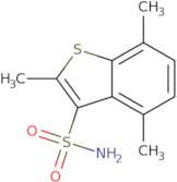 2,4,7-Trimethyl-1-benzothiophene-3-sulfonamide