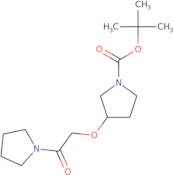 tert-Butyl 3-[2-oxo-2-(pyrrolidin-1-yl)ethoxy]pyrrolidine-1-carboxylate