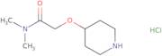 N,N-Dimethyl-2-(piperidin-4-yloxy)acetamide hydrochloride