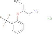 1-[(1-Aminobutan-2-yl)oxy]-2-(trifluoromethyl)benzene hydrochloride