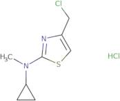 4-(Chloromethyl)-N-cyclopropyl-N-methyl-1,3-thiazol-2-amine hydrochloride