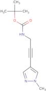 tert-Butyl N-[3-(1-methyl-1H-pyrazol-4-yl)prop-2-yn-1-yl]carbamate