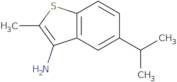 2-Methyl-5-(propan-2-yl)-1-benzothiophen-3-amine