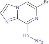 6-Bromo-8-hydrazinylimidazo[1,2-a]pyrazine