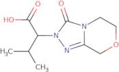 3-Methyl-2-{3-oxo-2H,3H,5H,6H,8H-[1,2,4]triazolo[3,4-c]morpholin-2-yl}butanoic acid