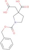 1-[(Benzyloxy)carbonyl]-3-(carboxymethyl)pyrrolidine-3-carboxylic acid