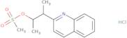 3-(Quinolin-2-yl)butan-2-yl methanesulfonate hydrochloride