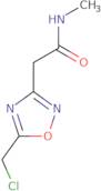 2-[5-(Chloromethyl)-1,2,4-oxadiazol-3-yl]-N-methylacetamide