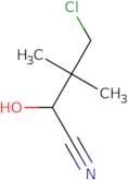 4-Chloro-2-hydroxy-3,3-dimethylbutanenitrile