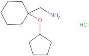 [1-(Cyclopentyloxy)cyclohexyl]methanamine hydrochloride