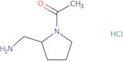 1-[2-(Aminomethyl)pyrrolidin-1-yl]ethan-1-one hydrochloride