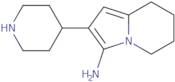 2-(Piperidin-4-yl)-5,6,7,8-tetrahydroindolizin-3-amine