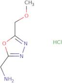 [5-(Methoxymethyl)-1,3,4-oxadiazol-2-yl]methanamine hydrochloride