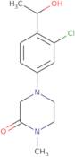 4-[3-Chloro-4-(1-hydroxyethyl)phenyl]-1-methylpiperazin-2-one