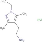 2-(1-Ethyl-3,5-dimethyl-1H-pyrazol-4-yl)ethan-1-amine hydrochloride