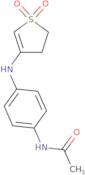 N-{4-[(1,1-Dioxo-4,5-dihydro-1Î»â¶-thiophen-3-yl)amino]phenyl}acetamide