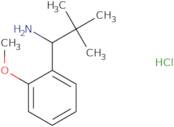 1-(2-Methoxyphenyl)-2,2-dimethylpropan-1-amine hydrochloride