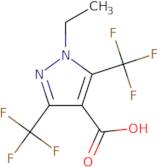 1-Ethyl-3,5-bis(trifluoromethyl)-1H-pyrazole-4-carboxylic acid