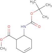 Methyl (1R,6S)-6-{[(tert-butoxy)carbonyl]aminocyclohex-3-ene-1-carboxylate